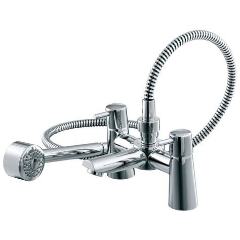 Ideal Standard Cone Dual Control Bath Shower Mixer Tap With Shower Kit