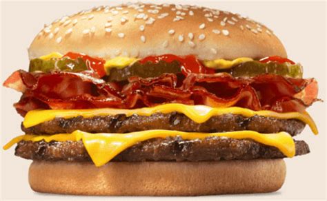 Double Cheese Bacon Xxl Burger King 343 G