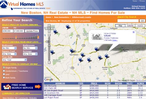 New Boston Nh Homes For Sale Nh Mls Search Tools