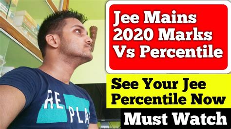 The total number of candidates who have appeared for the exam is also required. jee mains marks vs percentile 2020 || jee mains 2020 ...