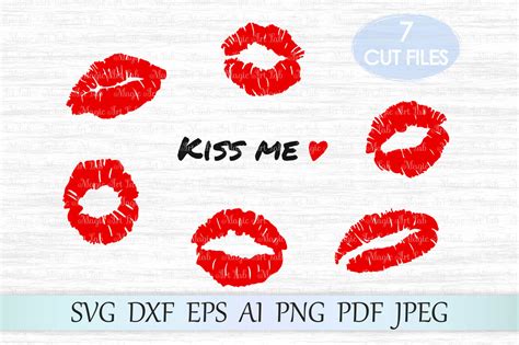Kissing Lips Svg