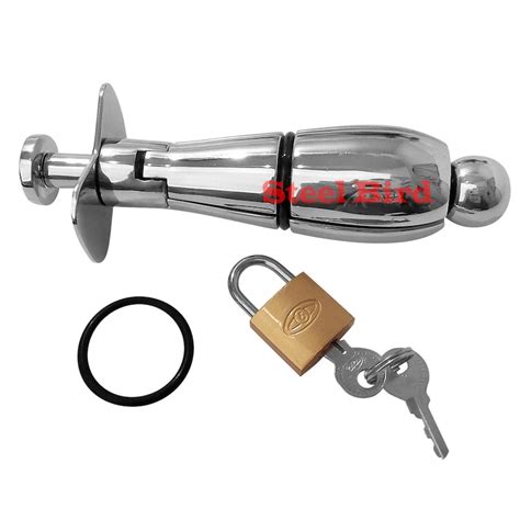 Small Locking Butt Plug Anal Lock Lockable Pear Of Anguish Plunger