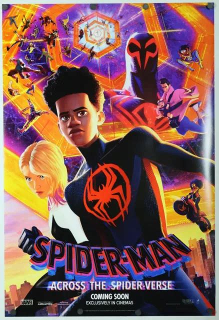 Spider Man Across The Spider Verse Original Ds Movie Poster 27x40 Intl D 5989 Picclick