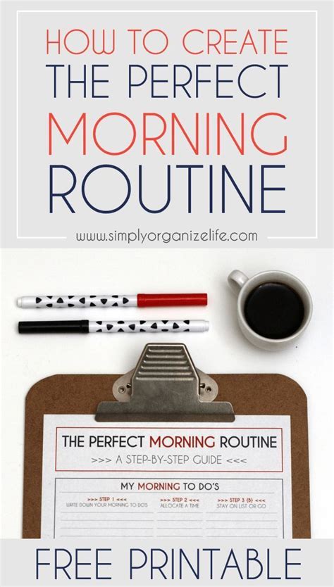How To Create Your Perfect Morning Routine Plus Free Worksheet