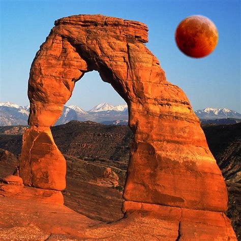 Red Moon At Delicate Arch Moab Utah Photograph By Terry Lynch