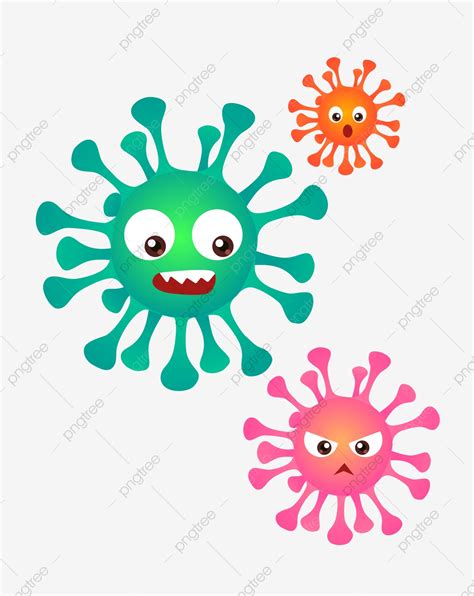 Die deklination des substantivs virus ist im singular genitiv virus und im plural nominativ viren. Vector Free Buckle Cartoon Virus, Cartoon Bacteria ...