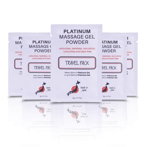 Buy X Premium Nuru Massage Gel Powder G Travel Sachet Makes Ml Fl Oz Made In