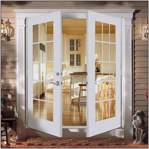 Outswing French Patio Doors With Screens French Doors Exterior