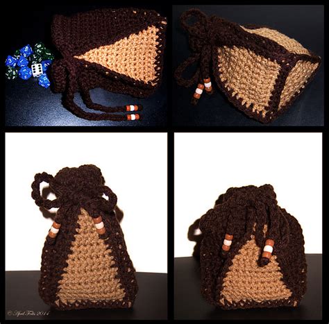 Ravelry Triangle Dice Bag Pattern By April Draven