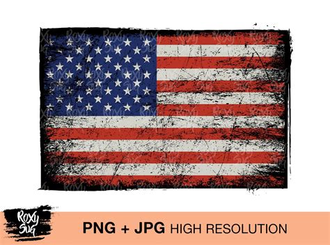 High Resolution Distressed American Flag Flag American Rustic Wood