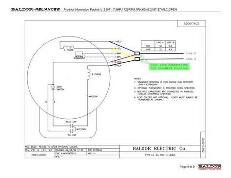How To Wire A Baldor 5hp Motor A Complete Wiring Diagram Guide