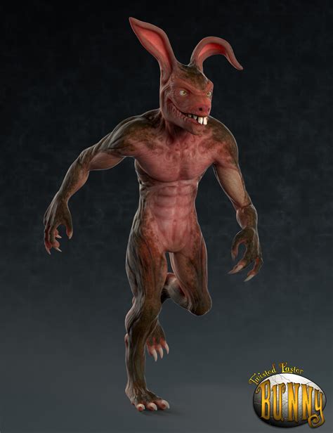 Twisted Easter Bunny Daz 3d