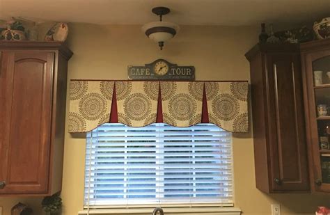 Emilee Hidden Rod Pocket Valance Created For A Kitchen Window Dining