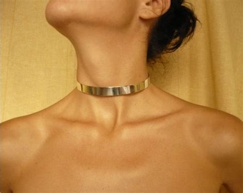 sterling silver slave collar