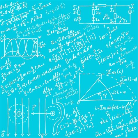 Premium Vector Mathematical Equations And Formulas Illustration