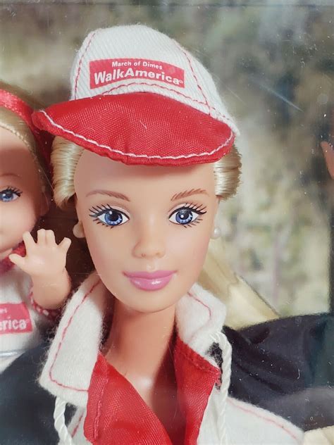 New 1998 March Of Dimes Walk America Barbie And Kelly Dolls Kmart Mattel 20843 Ebay
