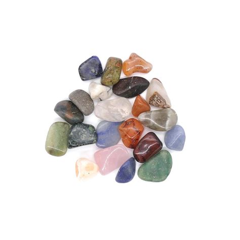 Polished Semi Precious Gemstones Medium Tumblestones Mix 100g