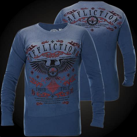 affliction thermal tried eagle with a large bird of prey