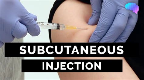 subcutaneous injection sc injection osce guide ukmla cpsa youtube
