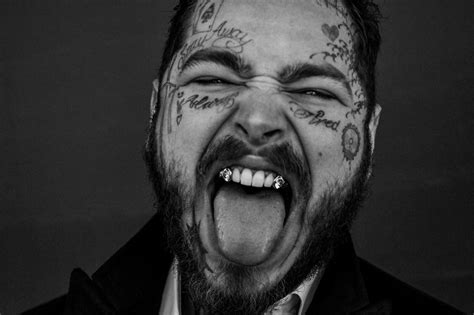 Post Malone Gets Diamond Fangs And Now He Literally Has A 1 Million Smile Pic Celebrity