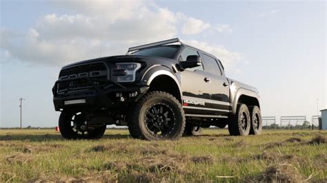 Driving The Hennessey Velociraptor 6x6 Maximum America In A 6 Wheel