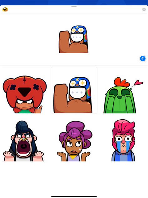 Choose from some of your favorite brawlers: Brawl Stars Animated Emojis App for iPhone - Free Download ...