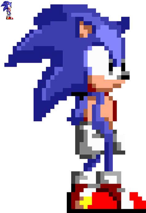 Sonic The Hedgehog 4 Mega Drive Sprite By Pc Engine On Deviantart