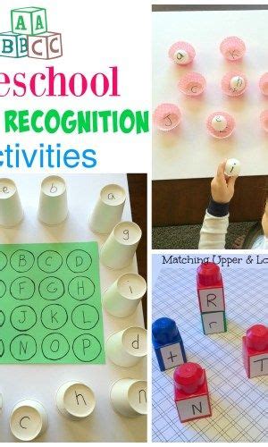 Easy Preschool Counting Activity Planning Playtime Letter Matching