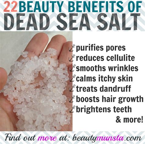 22 Benefits Of Dead Sea Salt For Skin Hair And More Beautymunsta