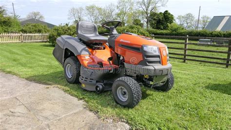 Husqvarna Tc138 Ride On Lawn Mower In Uk On 2nd Aug 2020 Editorial
