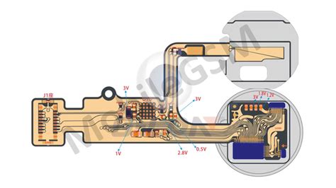 Iphone 7 schematic and arrangement of parts iphone 7 board view from above: iPhone 7 Schematic and arrangement of parts - Free Manuals