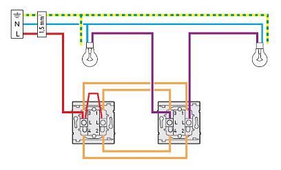 Permutateur double va et vient / schema permutateur avec double va et vien…. double va et vient | Forum Electricité