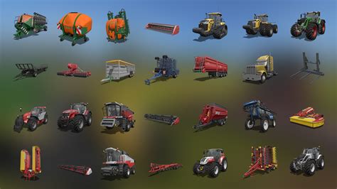 Farming Simulator 2017 Equipment And Vehicles List Update 1