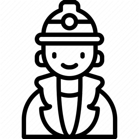 Miner Avatar People Job Human Profession Face Icon Download On