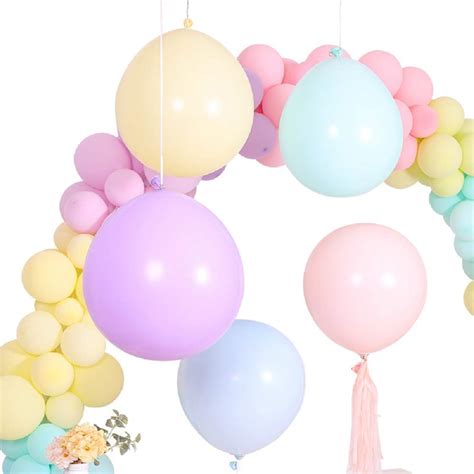 Buy Pastel Latex Balloons Inches Assorted Macaron Candy Colored Latex Party Balloons For
