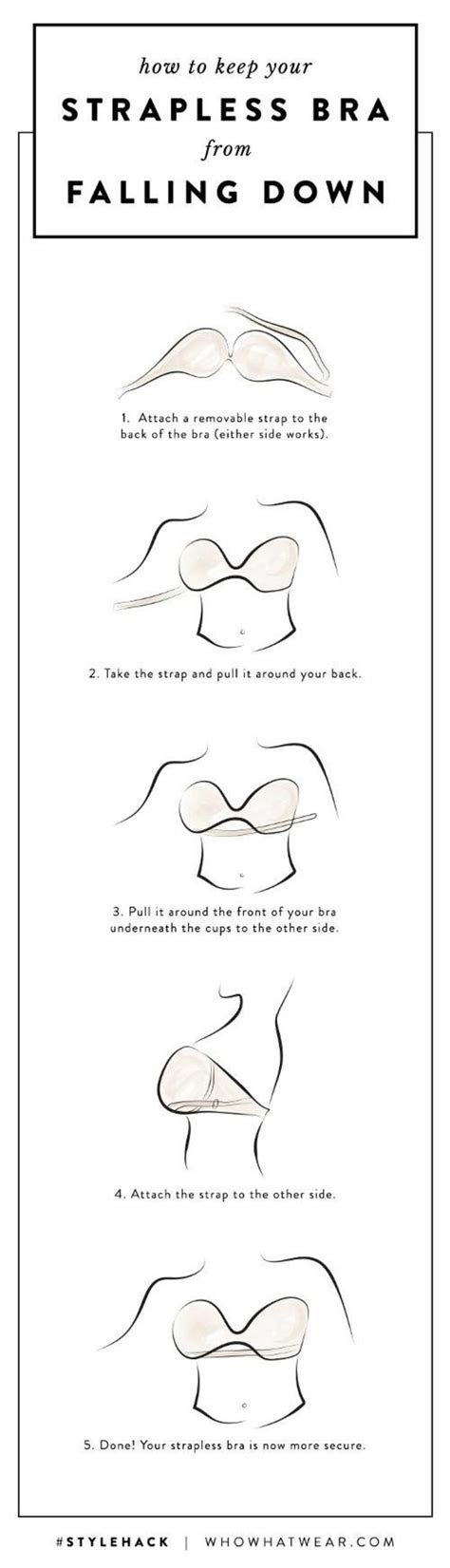 The Instructions For How To Draw An Arm And Wrist Bras From Falling Down With Text