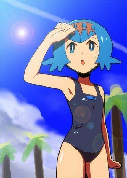 Pokemon Lana Is Wearing Swimsuit Pokemon Alola Sexy Pokemon Pokemon
