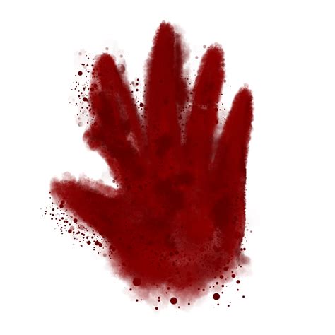 Bloody Handprint Png
