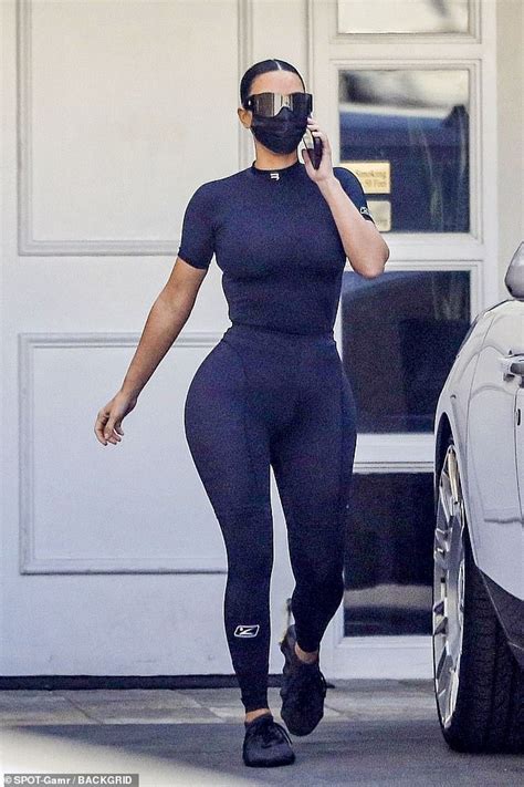 kim kardashian heads off for a day of pampering in la daily mail online