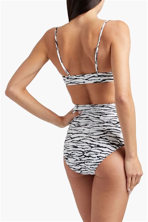 Melissa Odabash Vienna Tiger Print Triangle Bikini Top Sale Up To