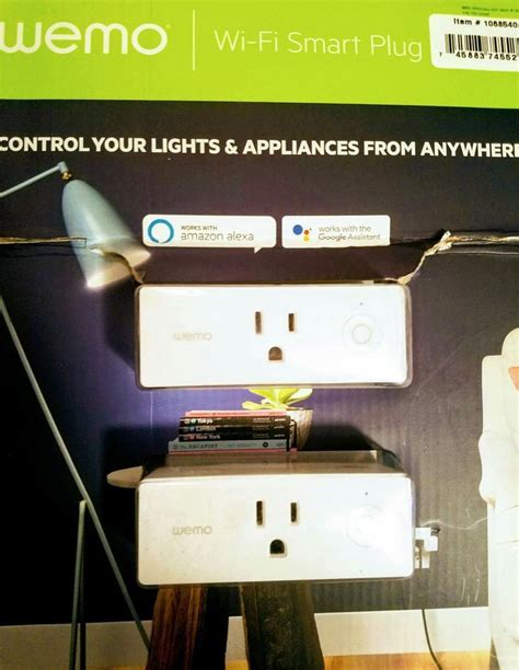 WeMo Wi-Fi Smart Plug Mini twin pack.Control your lights ...