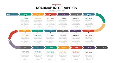 Roadmap Infographic Template For Download Slideheap