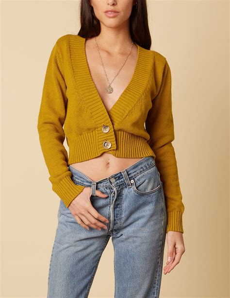 Low Cut Crop Sweater Etsy