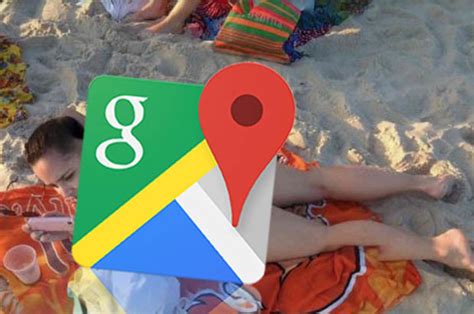 Google Maps Street View Spot Woman In AWKWARD Position On Beach What Is She Doing Daily Star