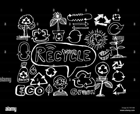 Eco Idea Sketch And Eco Friendly Doodles Stock Vector Image And Art Alamy