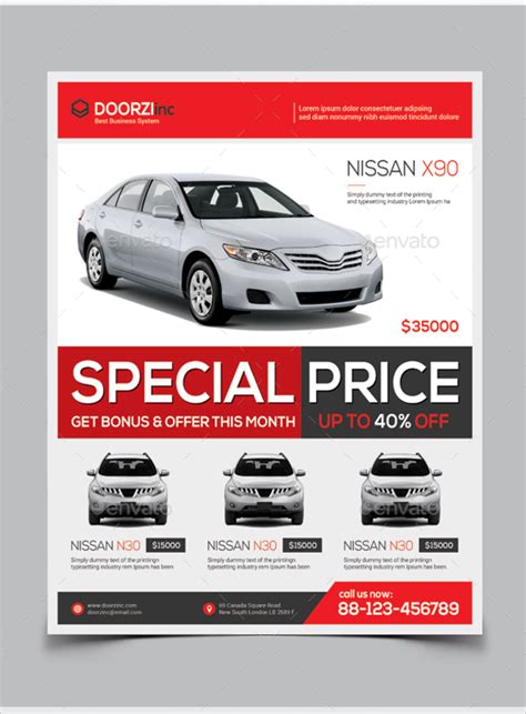 Free 14 Car For Sale Flyer Templates In Ai Psd Ms Word Eps
