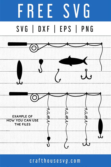 Fishing Rod Svg Free Svg Cut Files