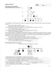 And reinforce the shared values and norms of the organization. Bio Worksheet - Pedigree Worksheet Name Period Date ...
