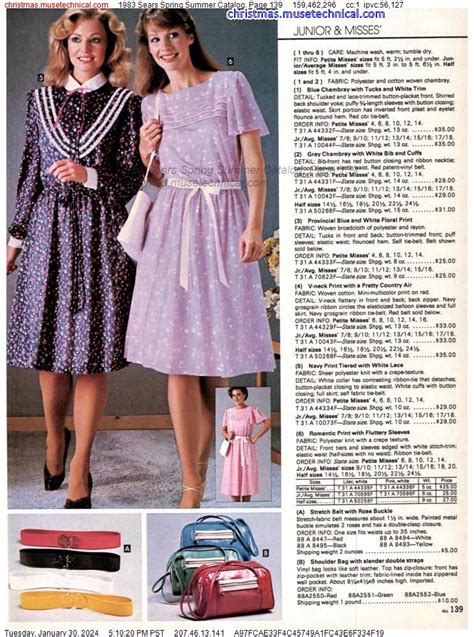 1983 Sears Spring Summer Catalog Page 139 Catalogs And Wishbooks