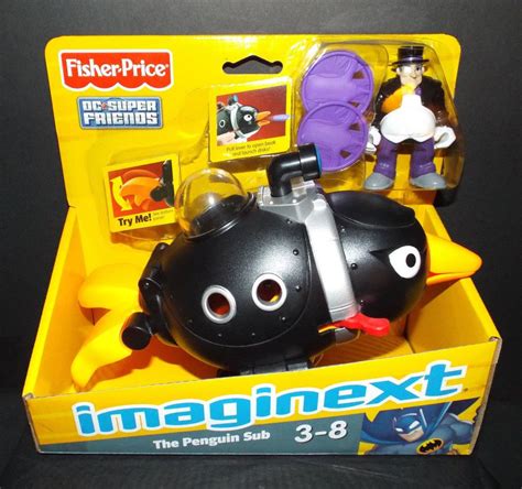 Fisher Price Imaginext Dc Super Friends The Penguin Sub New Fisher